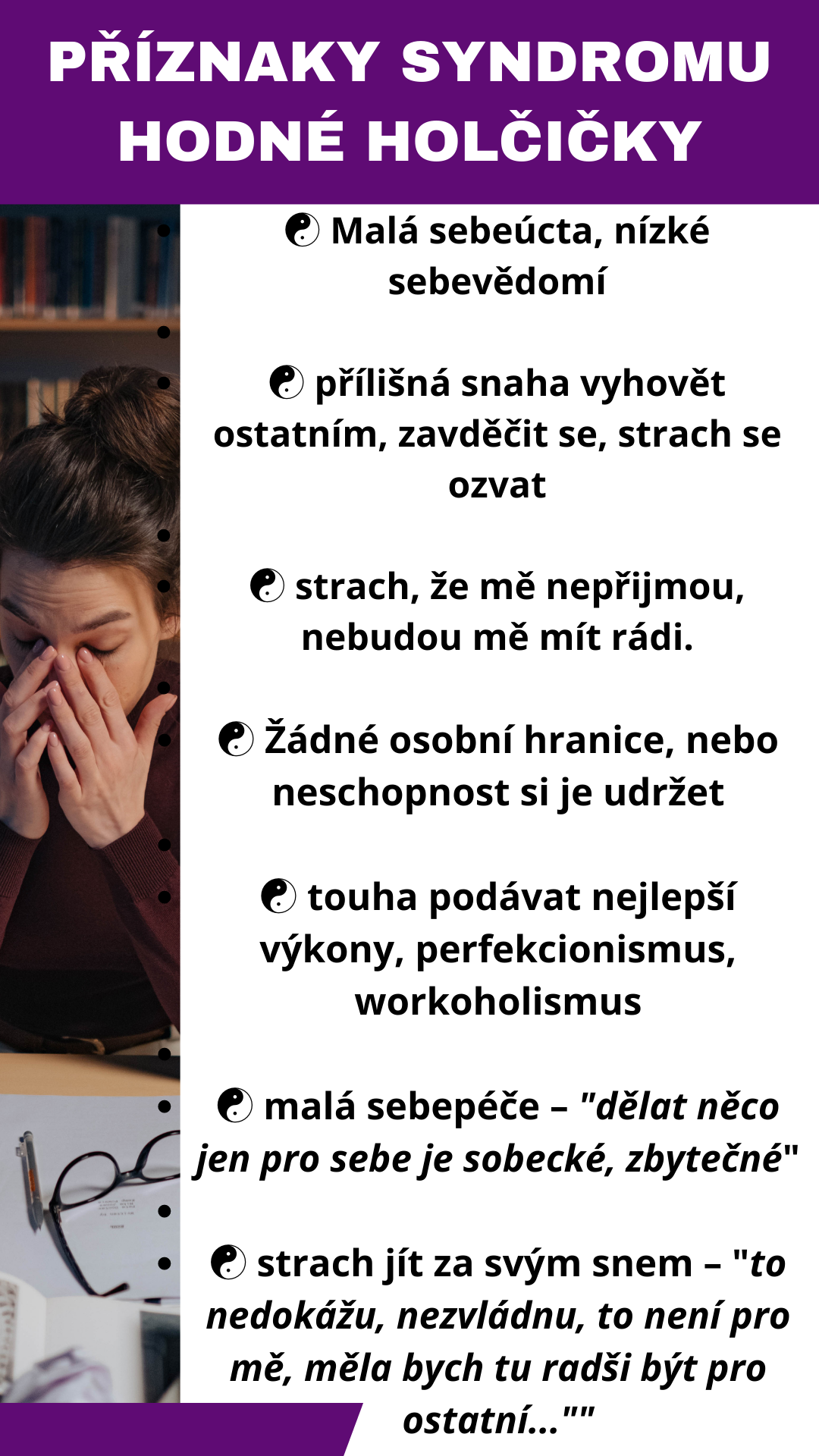 Příznaky syndromu hodné holčičky